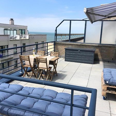 Appartamento Seaview Penthouse Ostenda Esterno foto