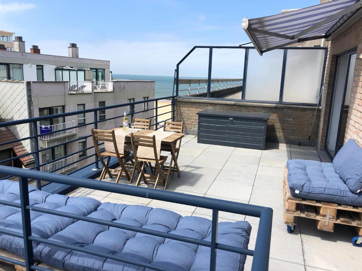 Appartamento Seaview Penthouse Ostenda Esterno foto